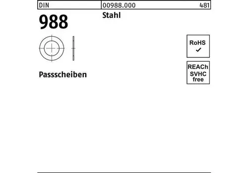 Шайба монтажная DIN 988 90х110х2 сталь Diverse