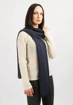 Шаль Dalle Piane Cashmere, темно-синий