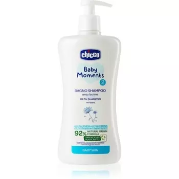 Шампунь Baby Moments для тела и волос 0m 500мл Chicco