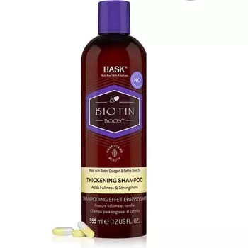 Шампунь Biotin Boost для всех типов волос, 355 мл, Hask