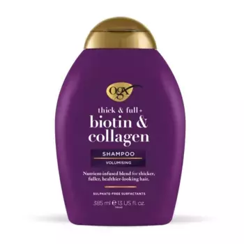 Шампунь biotin & collagen champ volumen Ogx, объем 385 мл