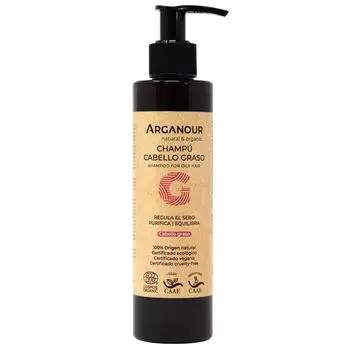 Шампунь Champ Cabello Graso Bio y Vegan Arganour, 200 ml