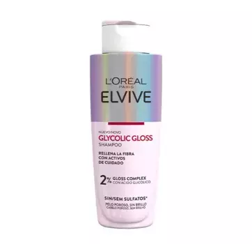 Шампунь для мягких и блестящих волос Glycolic Gloss Elvive, 200 ml