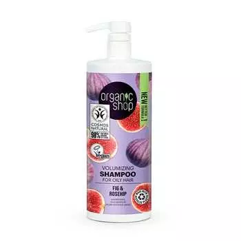 Шампунь для объема «Инжир и шиповник» 1000 мл Organic Shop