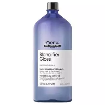 Шампунь для сияния светлых волос, 1500 мл Loreal, Blondifier Gloss, L'Oral Professionnel