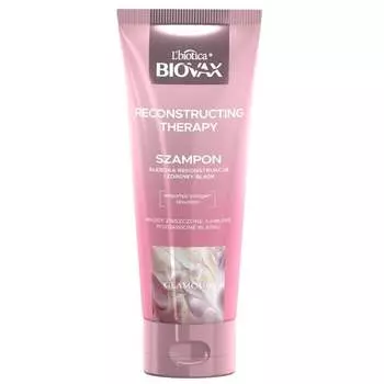 Шампунь для волос, 200 мл BIOVAX, Glamour Reconstructing Therapy