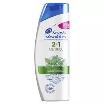 Шампунь для волос, Ментол Фреш 2в1, 360 мл Head&Shoulders
