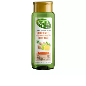 Шампунь Eco purificante jengibre y limn champ Naturvital, 300 мл.