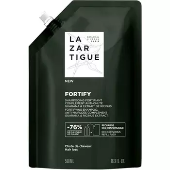 Шампунь Fortify Hair Loss Shampoo Botanical and Vegan Natural Sulfate Free Shampoo Укрепляет волосы, стимулирует рост 500 мл Lazartigue