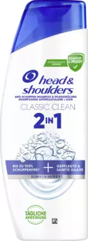 Шампунь head & shoulders Anti-Schuppen Shampoo & Pflegesplung 2in1 Classic Clean