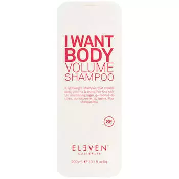 Шампунь I Want Body Volume для объема, предотвращает выцветание, придает блеск, 300 мл Eleven Australia