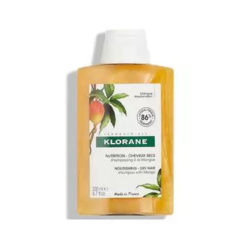 Шампунь Klorane с маслом манго, 200 мл