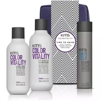 Шампунь-кондиционер Colorvitality и лак для волос Hair Stay Working KMS