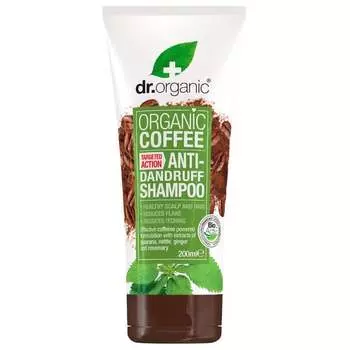 Шампунь против перхоти с кофе, 200 мл Dr Organic, Dr Organic Ltd