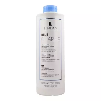 Шампунь против желтизны Blue Charge 1000 мл Lendan