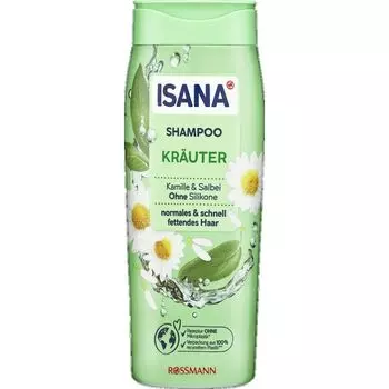 Шампунь с травами ISANA, 300 ml