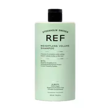 Шампунь, улучшающий тонкую структуру волос Weightless Volume Ref Stockholm, 285 ml