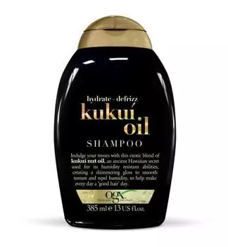 Шампунь увлажняющий с маслом ореха кукуи, 385 мл Organix, Kukui Oil