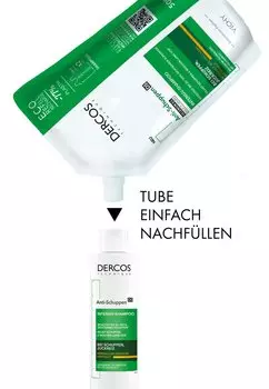 Шампунь VICHY HAIR CARE VICHY DERCOS ANTI- SCHUPPEN SHAMPOO NACHFLLPACK, цвет wei