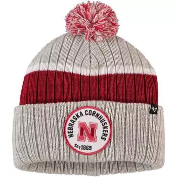 Шапка 47 Nebraska Huskers, серый