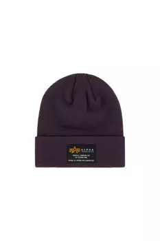 Шапка ALPHA INDUSTRIES Beanie, цвет Plum