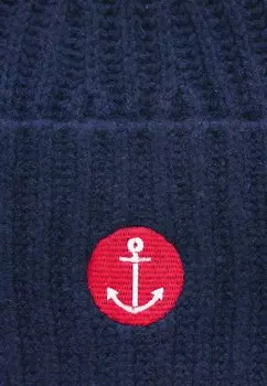 Шапка ANCHOR Zwillingsherz, темно-синий