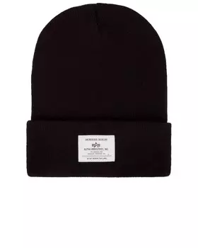 Шапка бини Alpha Industries Essential, черный