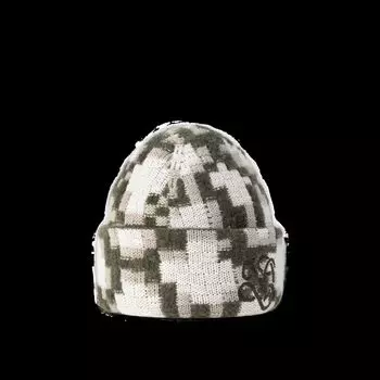 Шапка-бини LV Crush Snakoflage Louis Vuitton, бежевый
