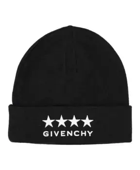 Шапка Бини со звездами Givenchy, черный