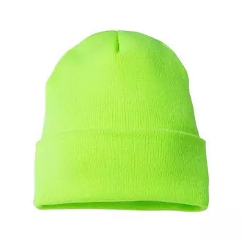 Шапка-бини Yp Classics с манжетами YP Classics, цвет Safety Green