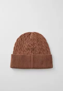 Шапка CABLE BEANIE COACH, коричневый