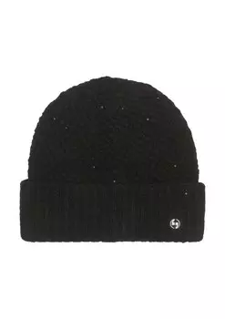 Шапка COMMA Beanie, черный