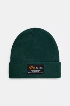 Шапка Crew Beanie Alpha Industries, зеленый