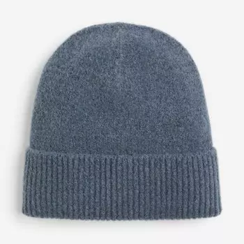 Шапка H&M Rib-knit, синий