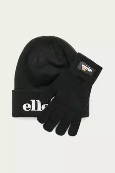 Шапка и перчатки Ellesse, черный