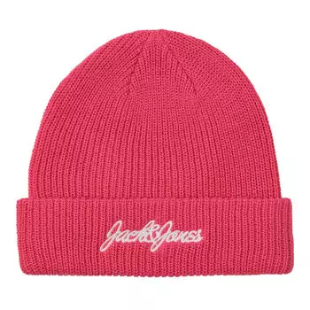 Шапка Jack&Jones, розовый