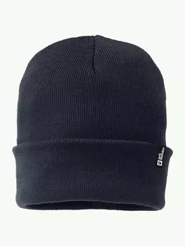 Шапка Jack Wolfskin RIB BEANIE, синий
