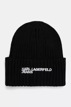 Шапка Karl Lagerfeld Jeans, черный