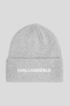 Шапка Karl Lagerfeld, серый