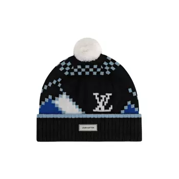 Шапка Louis Vuitton, черный / синий