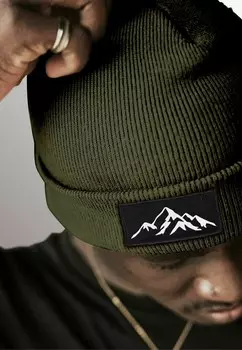 Шапка MIT PATCH BERGE MOUNTAIN MIT UMSCHLAG Neverless, антрацит