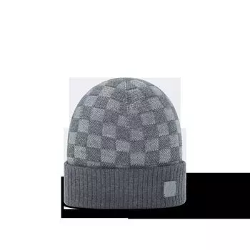Шапка No Petit Damier Louis Vuitton, серый
