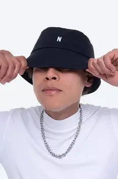 Шапка Norse Projects, темно-синий