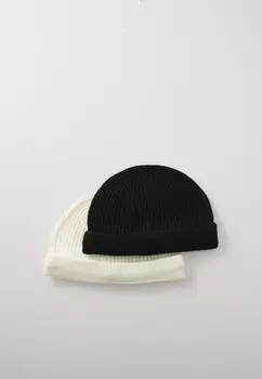 Шапка ONSSHORT BEANIE UNISEX 2 PACK Only & Sons, черный