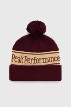 Шапка Peak Performance, бордовый