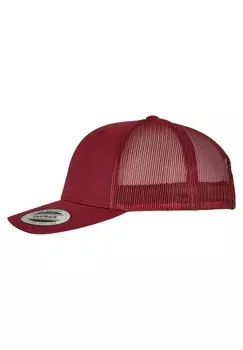 Шапка Retro Trucker Flexfit, красный
