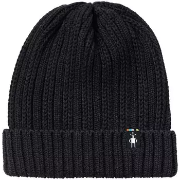 Шапка Smartwool в рубчик, угольный