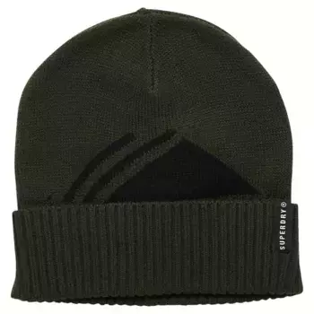 Шапка Superdry Snow Cuff, зеленый