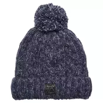 Шапка Superdry Tweed Cable, синий