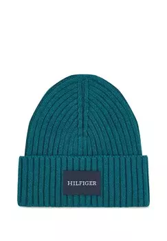 Шапка Tommy Hilfiger, темно-зеленый